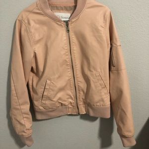 Vegan Pink Leather Jacket